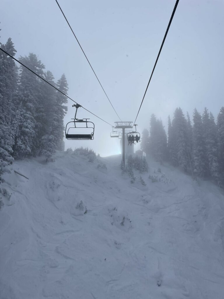 ski lift in Utah